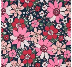 Baumwoll-Stoff "Sommerblumen"
