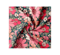 Baumwoll-Stoff "Sommerblumen"