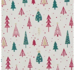 Baumwoll-Stoff "Tannenbäume"
