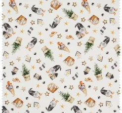 Baumwoll-Stoff "Wichtelwelt"