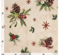 Baumwoll-Stoff "Xmas", Acryl beschichtet