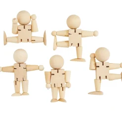 Bewegliche Figuren, H 8 cm