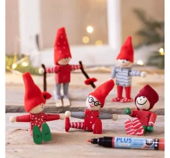 Bewegliche Figuren, H 8 cm