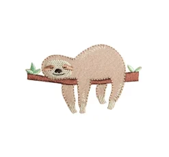 Bügelapplikation "Faultier"