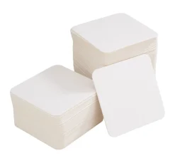 Bierdeckel "Eckig", 100 Stück