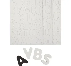 Blanko Magnet-Buchstaben