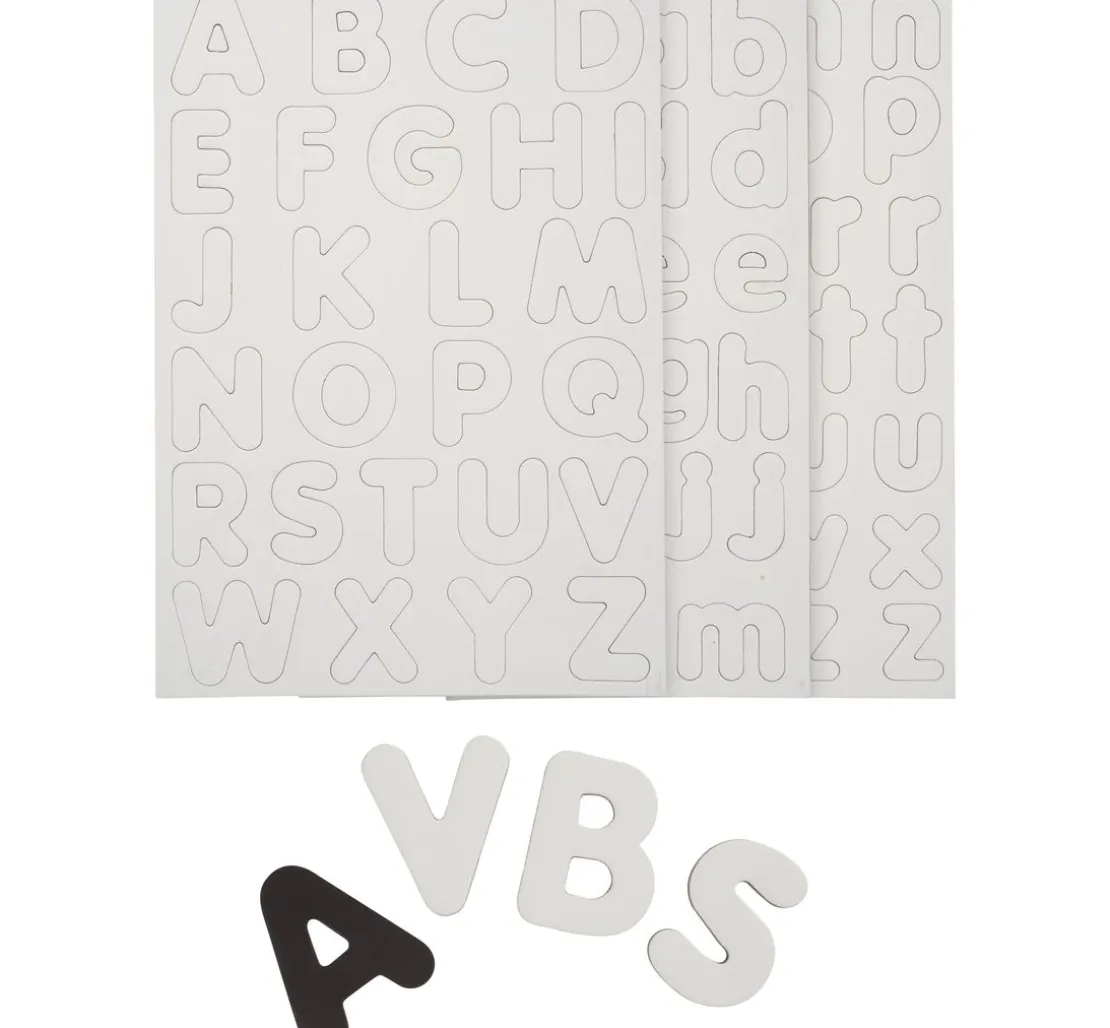 Blanko Magnet-Buchstaben