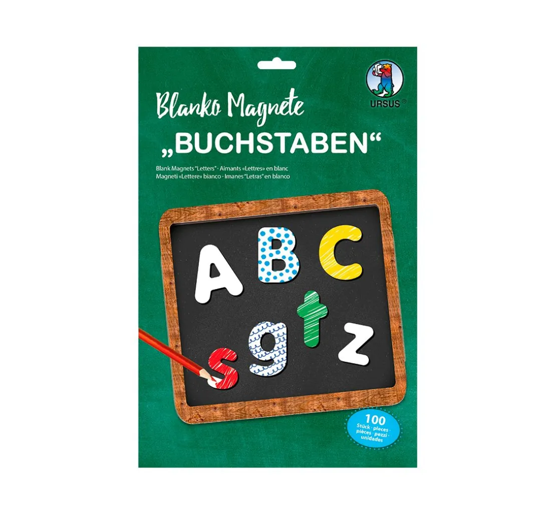 Blanko Magnet-Buchstaben