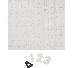 Blanko Magnet-Zahlen