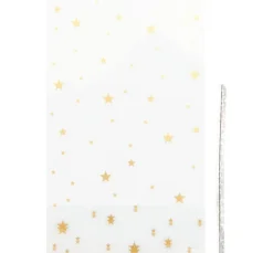 Bodenbeutel "Goldene Sterne" mit Verschlussstreifen