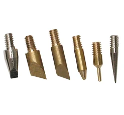 Brandmalerei Ersatz-Brennspitzen, 6er-Set