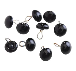 Bärenaugen, Ø 6 mm, schwarz