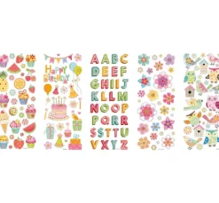 Brilliant-Sticker "Ganzjahr", 5 Blatt