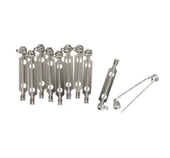 Broschennadel, 25mm, 10 Stk.