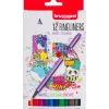 Bruynzeel Fineliner-Set, 12 Farben