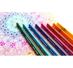 Bruynzeel Fineliner-Set, 12 Farben