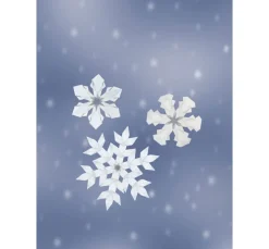 Buch "Schneekristalle aus Transparentpapier"