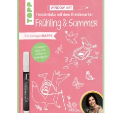 Buch "Vorlagenmappe Fensterdeko mit dem Kreidemarker - Frühling & Sommer. Inkl.