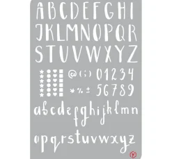 Bullet Journal Schablone "Alphabet"