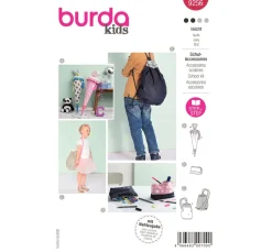 Burda Kids Schnittmuster Schultüte, Mäppchen und Turnbeutel Nr. 9256