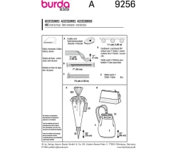 Burda Kids Schnittmuster Schultüte, Mäppchen und Turnbeutel Nr. 9256