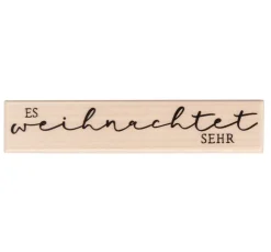BUTTERER Stempel "Es weihnachtet sehr"