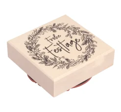 BUTTERER Stempel "Frohe Festtage"