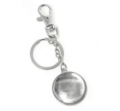 Cabochon-Schlüsselanhänger mit Karabiner "Rund"