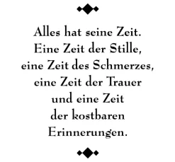 Clear Stamps "Alles hat seine Zeit"