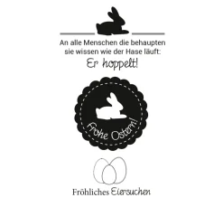 Clear Stamps "Der Hase hoppelt"