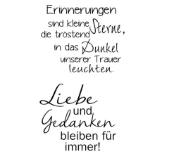 Clear Stamps "Erinnerungen"