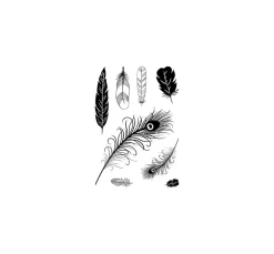 Clear Stamps "Federn"