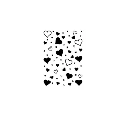 Clear Stamps "Herzen Hintergrund", 1-teilig