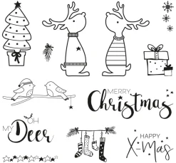 Clear Stamps "Rentierfreunde"