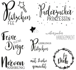 Clear Stamps "Süße Grüße"