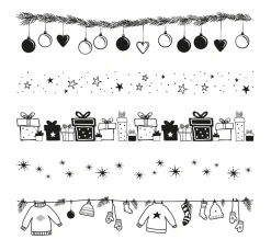 Clear Stamps "Weihnachtsbordüren"
