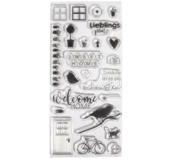 Clear Stamps "Welcome Home"