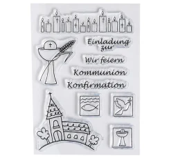 Clear Stempel-Set "Kommunion/Konfirmation"