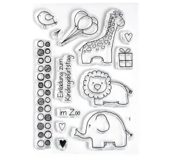 Clear Stempel-Set "Zoo"