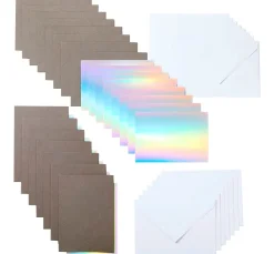 Cricut Joy Doppelkarten mit Einleger & Umschlägen "Insert Cards", 8,89 x 12,45 c