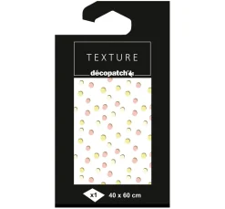 Décopatch Hot-Foil Papier "Flying Drops"