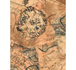 Décopatch-Papier "Landkarte"
