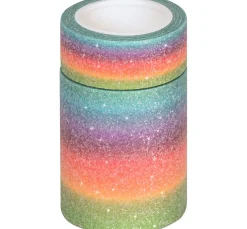 Deko Tapes "Pastell Rainbow Glitter"
