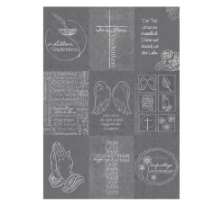 Designkarton "Aufrichtige Anteilnahme"