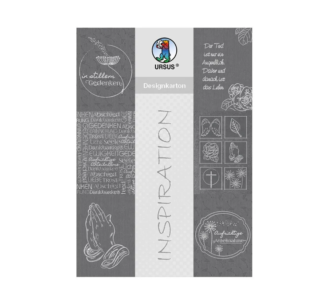 Designkarton "Aufrichtige Anteilnahme"