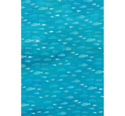 Designkarton "Hotfoil", Fische