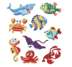 Diamond Painting Sticker Bastelset "Unterwasserwelt"