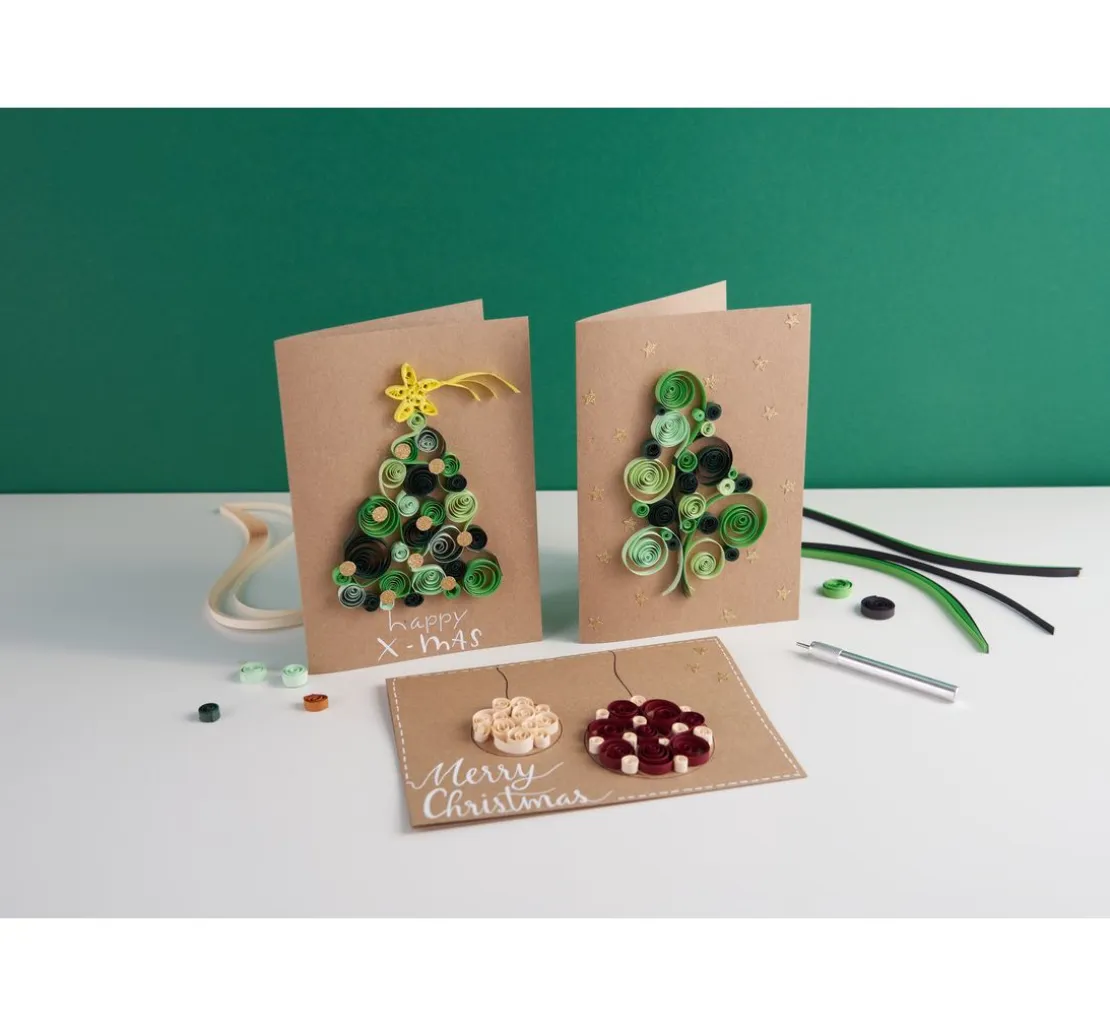 Doppelkarten mit Umschlägen "Kraftpapier", DIN A6, 50 Stück