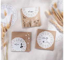 Doppelkarten mit Umschlägen 