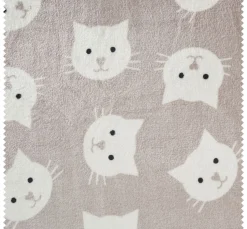 Double-Fleece-Stoff "Katze"